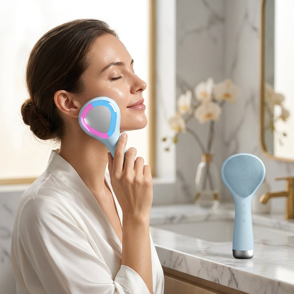 Multi-Function Silicone Facial Cleansing Device